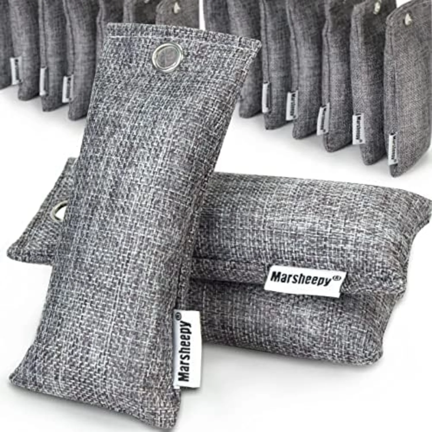 24 charcoal bags, 50 g, linen